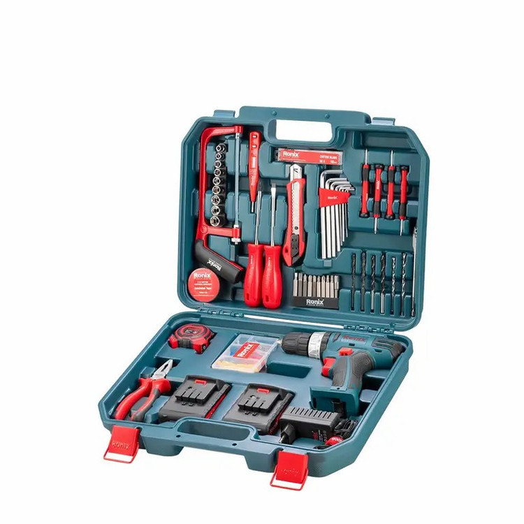 دریل شارژی رونیکس مدل RS-8620 مجموعه 53 عددی